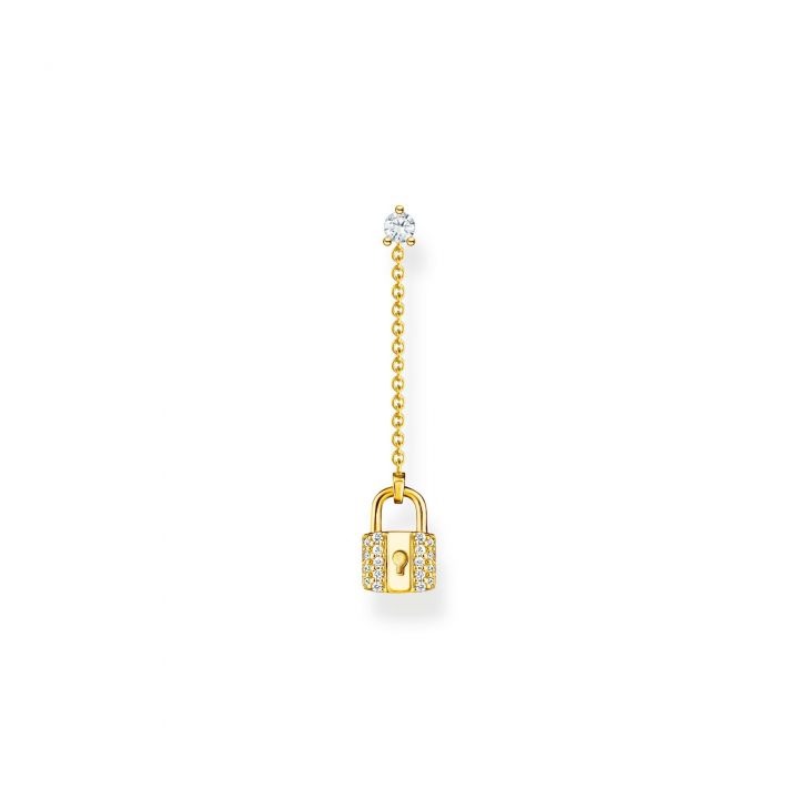 Thomas Sabo Einzel Ohrstecker Schloss 