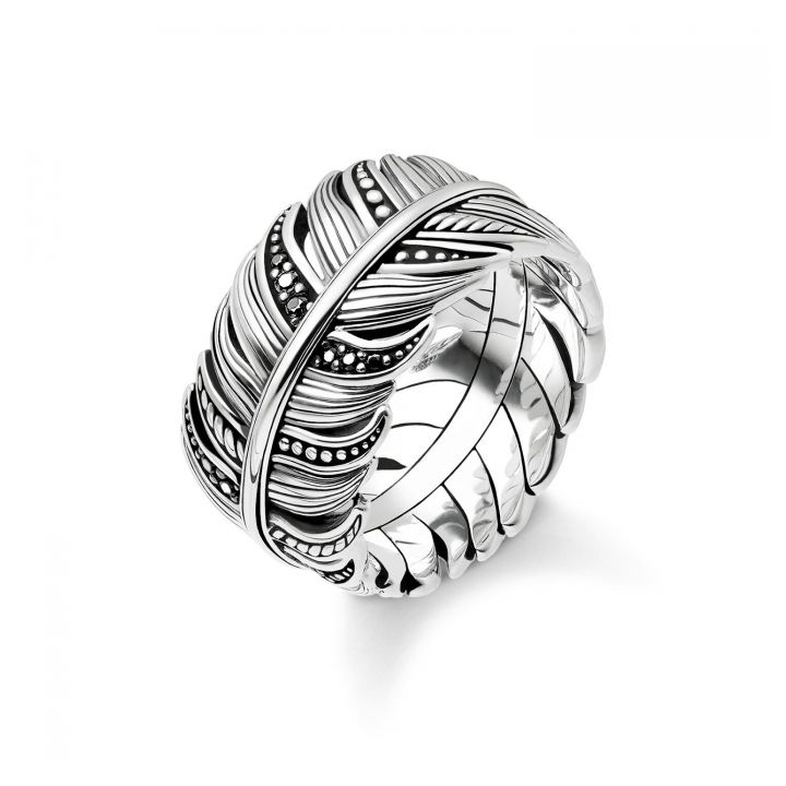 Thomas Sabo Ring Feder Pavé 