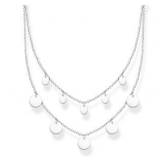 Thomas Sabo Kette mit Coins Silber 