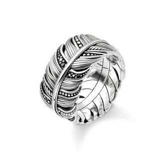 Thomas Sabo Ring Feder Pavé 