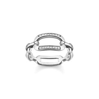 Thomas Sabo Damenring Glieder mit Zirkonia 