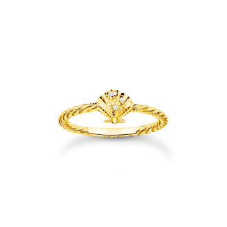 Thomas Sabo Damenring Muschel vergoldet 