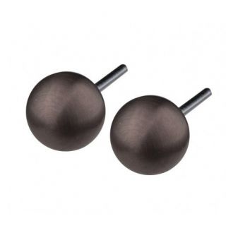 veto Kugel-Ohrstecker braun 