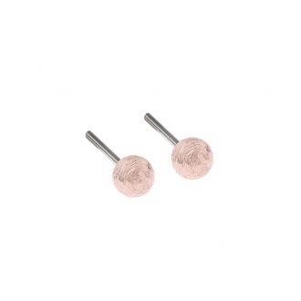veto Kugel-Ohrstecker rosé 4mm 