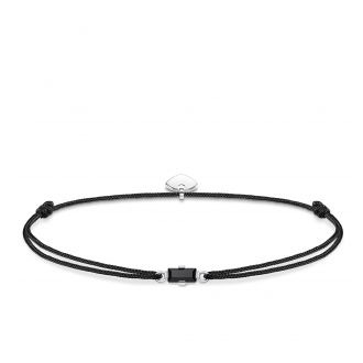 Thomas Sabo Little Secret Schwarzer Stein Baguette Schliff 