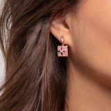 Thomas Sabo Ohrstecker Rosa Stein mit Stern 