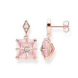 Thomas Sabo Ohrstecker Rosa Stein mit Stern 